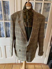 Mens harris tweed jacket 44 Good Condition