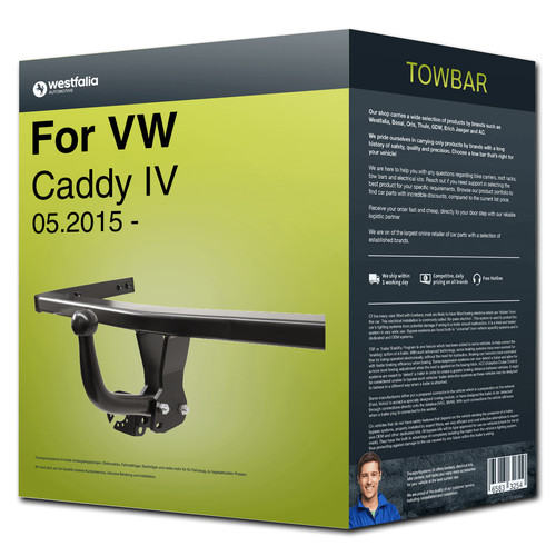 Towbar fixed for caddy - vw,