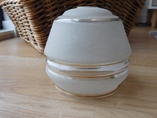 Vintage Frosted Glass Light