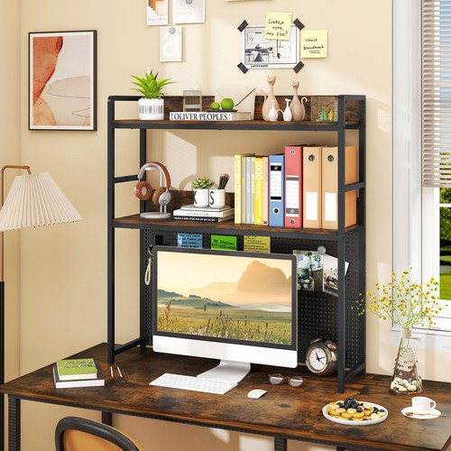 Desk organizer shelf tier - desk,