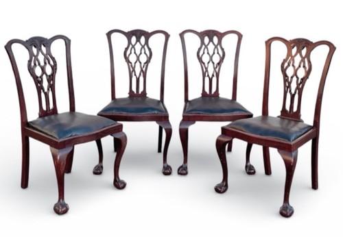 Edwardian chippendale revival - edwardian,