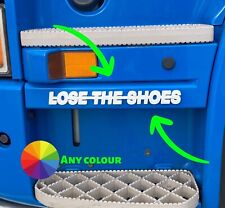 Scania Volvo DAF Lose The Shoes logo badge 3D decal scania v8