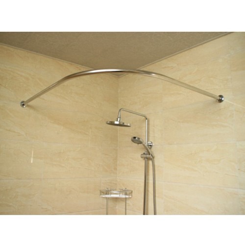 Curved shower curtain rail rod - rail,
