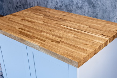 Oak kitchen worktop - worktop, solid