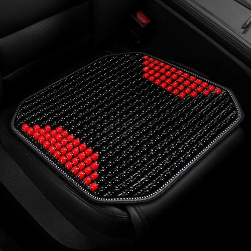 Wooden beaded seat cushion - wooden,