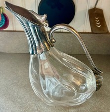 Vintage Duck Crystal Decanter