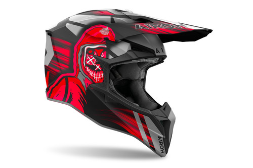 Airoh wraaap cyber red - cyber, mx