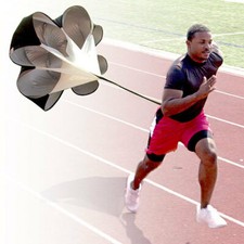 56" Running Parachute Speed Training Resistance Chute Fitness Football Soccer