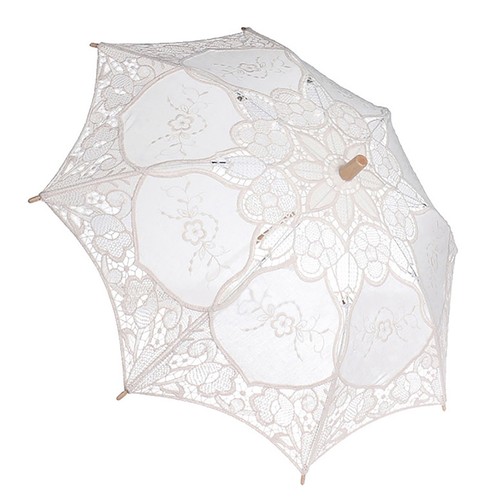 Lace parasol elegant cotton - lace,