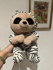 New With Tags Paws Baby Meerkat In Bodysuit Soft Toy Plush. Gift For Christmas