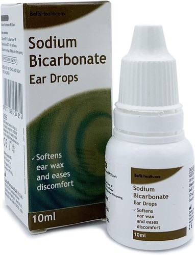 Sodium bicarbonate ear drops - sodium,