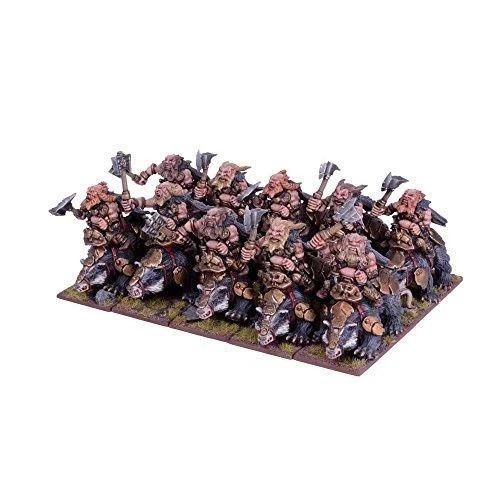 Dwarf brock riders - riders, regiment