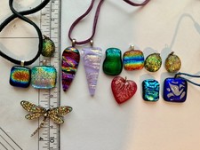 dichroic glass pendants job