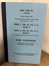 land rover series 2/3 user handbook military 24volt FFR/ GS Model Book 18358