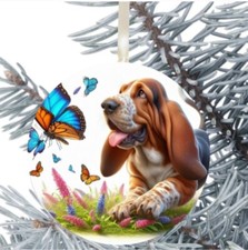 Bassett Hound Dog Hanging