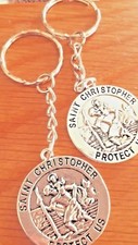LARGE ST CHRISTOPHER KEYRING