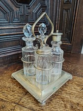 Vintage Silver Plate And Glass