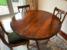 Yew Wood Extending Dining