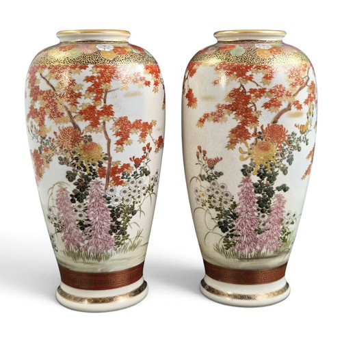 Pair late meiji satsuma - pair,