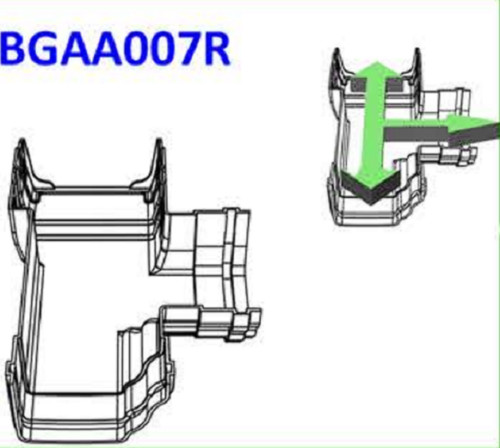 Bgaa007 165mm inline 90 - -,
