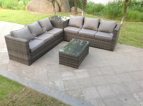 Seater rattan corner - corner, sofa