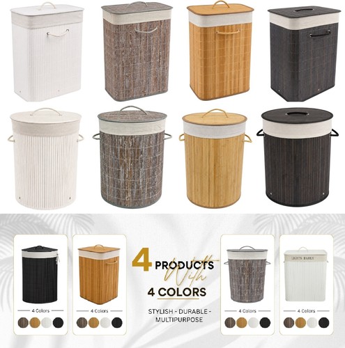 Bamboo laundry basket washing - bamboo,