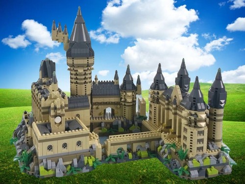 Harry potter hogwarts castle - harry,