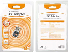 USB WiFi Adapter 2.4G-5G 600Mbps Dual Band WiFi Dongle high connectivity