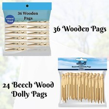 Wooden Clothes Pegs Clips Pine