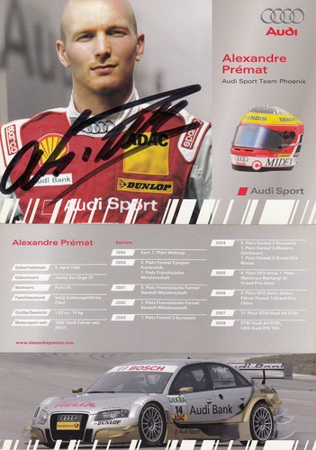 Autograph card signed 10x15 - , cm