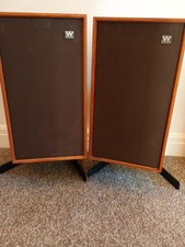 Pair Wharfedale Linton 3XP Hifi Speakers with fronts and stands.