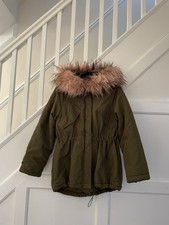 H&M Khaki Green Warm Parka