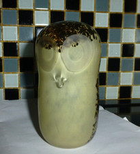Wedgewood Glass Owl  Brown