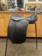 Dressage saddle - Nick Dolman - Semi Flex - 17 1/2” - medium/wide - black