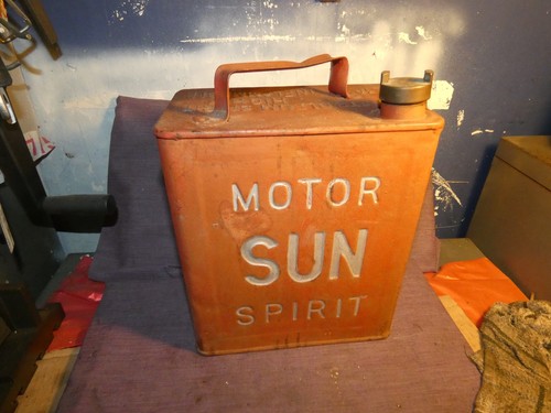 Vintage gallon petrol - vintage, can