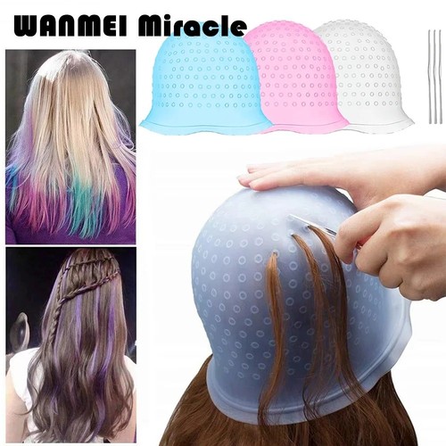 Hair highlighting dye cap - hair,