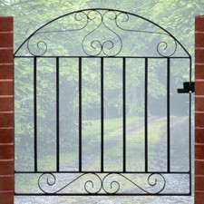 METAL GARDEN GATE BLACK