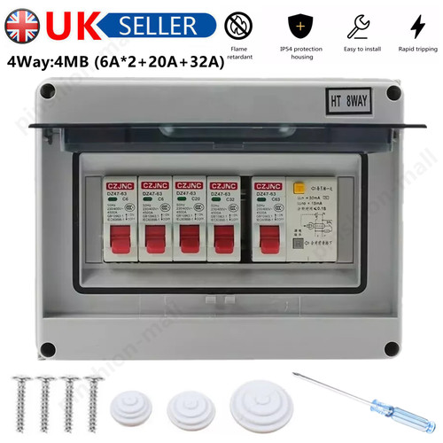 Way consumer unit fuse - consumer, 4