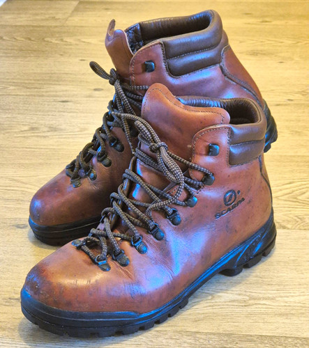 Scarpa vintage men brown - vintage, men's