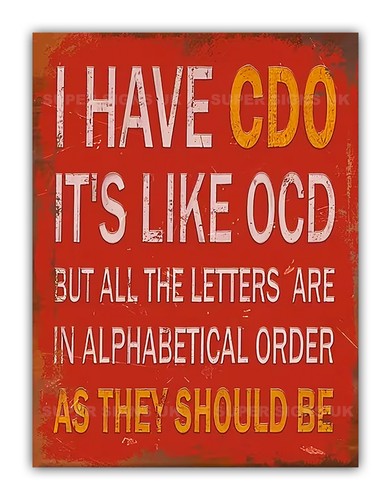 Funny ocd metal garage - metal,