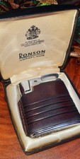 Boxed VGC Vintage Ronson  Windmaster Varaflame New Valves Just Fitted .Fantastic