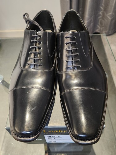 Loake sharp black polished - loake,