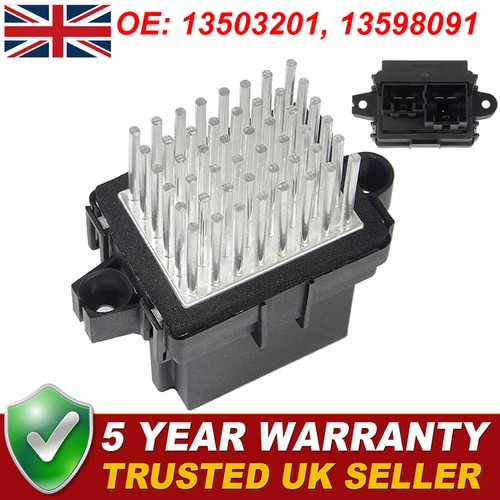 Heater blower motor - motor, resistor