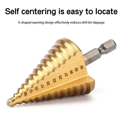 Hss step drill bit 35mm - bit, 5-35mm