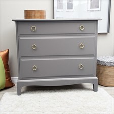 Bespoke Vintage Stag Minstrel 3 Drawer Chest *choose your colour*