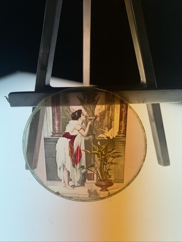 Magic lantern victorian glass - magic,