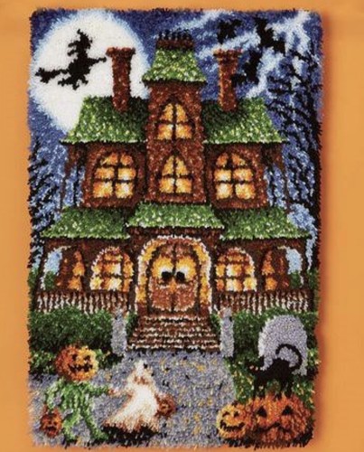 Large scary halloween haunted - halloween,
