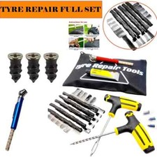 Universal Tubeless Tire Puncture Repair Kit – Emergency Plug Tool for Motorcycle