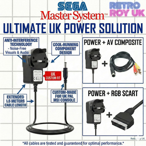 Sega master system - &2, power
