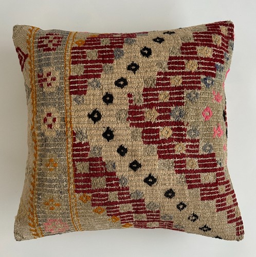 Handmade cushion multicoloured - handmade,